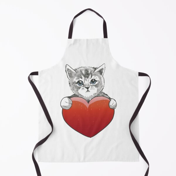 Item preview, cute cat with a heart t-shirt designed and sold by ILTS.