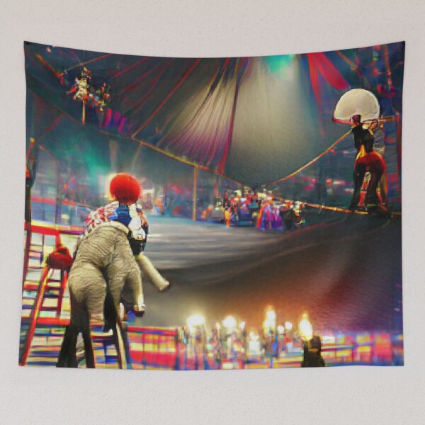 Item preview, A Night in A Dreamy Fancy Circus Art Work paintings. designed and sold by Sloyar.