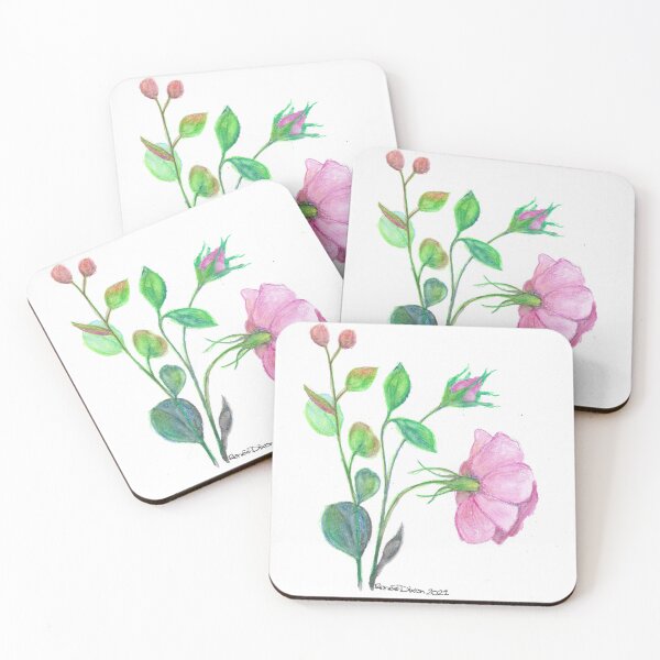Item preview, Pink Rose designed and sold by ReneeDixonArt.