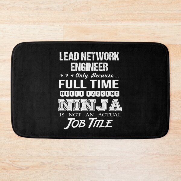 Item preview, Lead Network Engineer T Shirt - Ninja Job Gift Item Tee designed and sold by ritterdick.