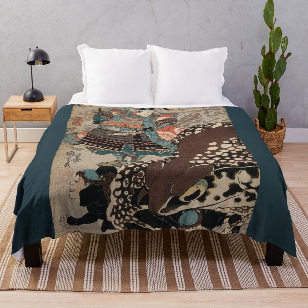 Item preview, Samurai with Giant Frog - Utagawa Kuniyoshi designed and sold by NineVi.