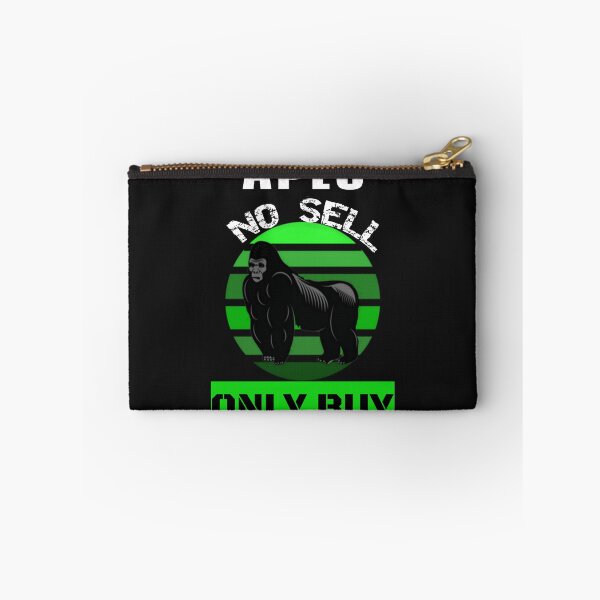 Item preview, Funny Gamestonk Meme Stock Apes No Sell Only Buy Green Retro Sunset designed and sold by SharpThreadZ.