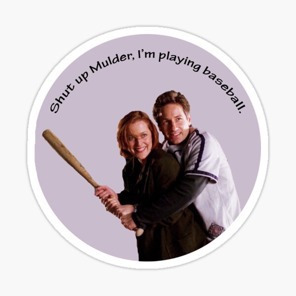 Item preview, Scully & Mulder Baseball designed and sold by sarahntaylor.