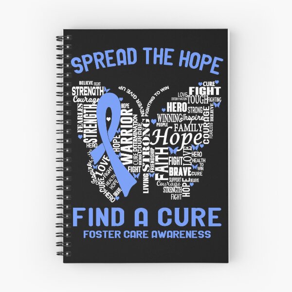 Item preview, Butterfly Ribbon Spread The Hope Find A Cure Foster Care Awareness designed and sold by Tadmab.