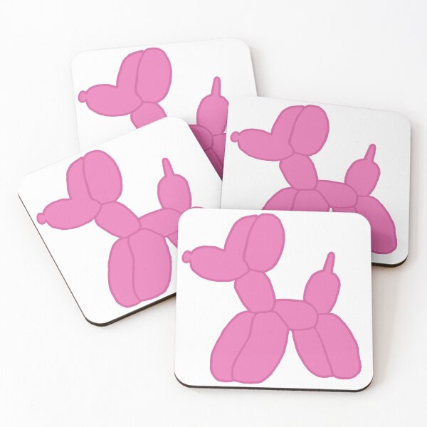 Item preview, Hot Pink Balloon Dog designed and sold by art-by-maddie.