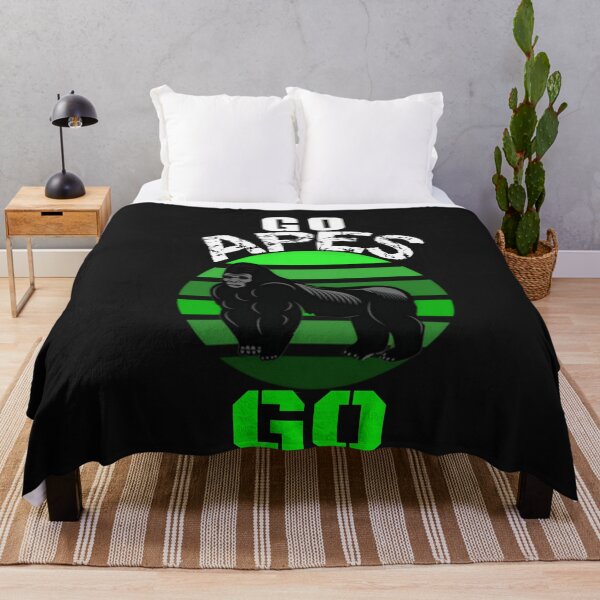 Item preview, Funny Gamestonk Meme Stock Go Apes Go Green Retro Sunset designed and sold by SharpThreadZ.