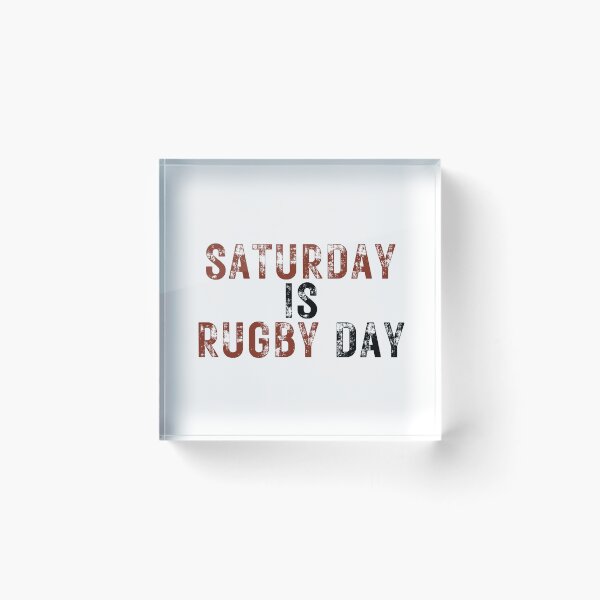 Item preview, SATURDAY IS RUGBY DAY RUGBY FOOTBALL designed and sold by Mercurial Merkaba.