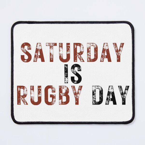 Item preview, SATURDAY IS RUGBY DAY RUGBY FOOTBALL designed and sold by Mercurial Merkaba.