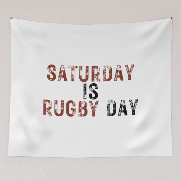Item preview, SATURDAY IS RUGBY DAY RUGBY FOOTBALL designed and sold by Mercurial Merkaba.