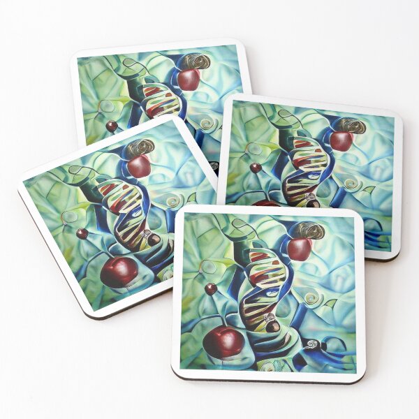 Item preview, AI generated image: Abstract DNA and proteins designed and sold by Mmark94.