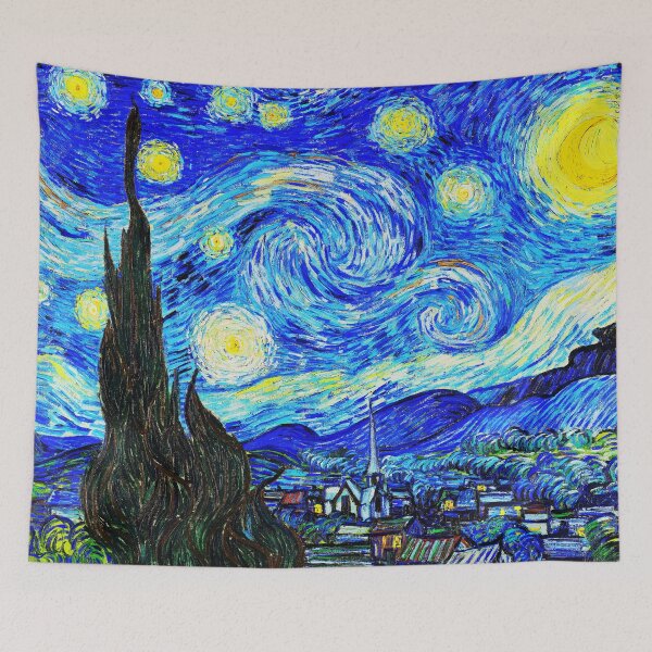 Item preview, The Starry Night (1889) by Vincent Van Gogh designed and sold by RyanCaudell.