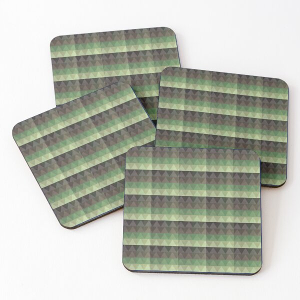 Item preview, Khaki Color Geometric Pattern Aesthetic - Unique Khaki, Green Geometric design  designed and sold by haRexia.
