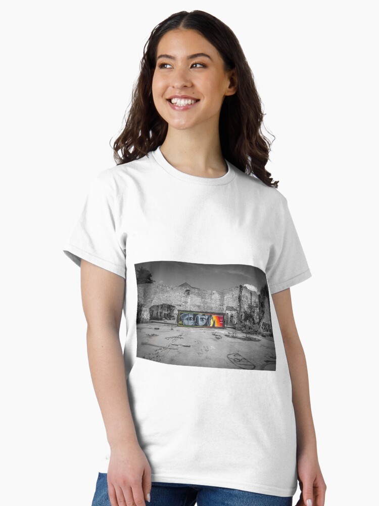 Thumbnail 2 of 7, Classic T-Shirt, Love in the middle of chaos. designed and sold by Scooterbob.