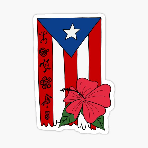 For The Love Of Puerto Rico Sticker