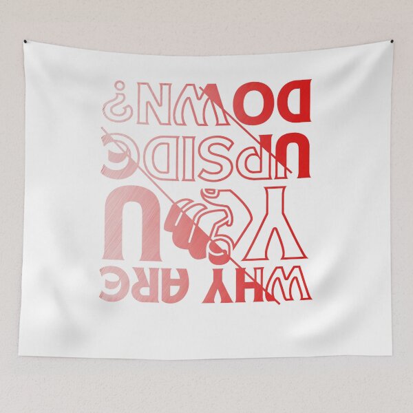Item preview, Why are you upside down red pencil gradient designed and sold by Chaos-Touch.