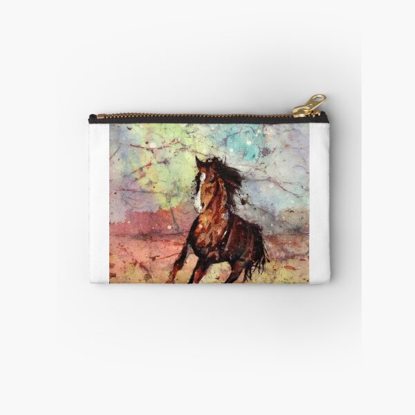 Item preview, Horse watercolor batik painting designed and sold by rfoxphoto.