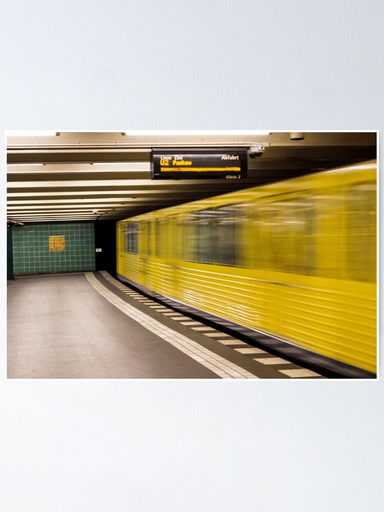 Alternate view of U-bahn Poster
