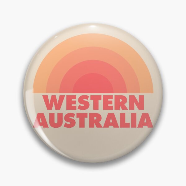 Item preview, Western Australia Rainbow Retro Orange designed and sold by modeoftravel.