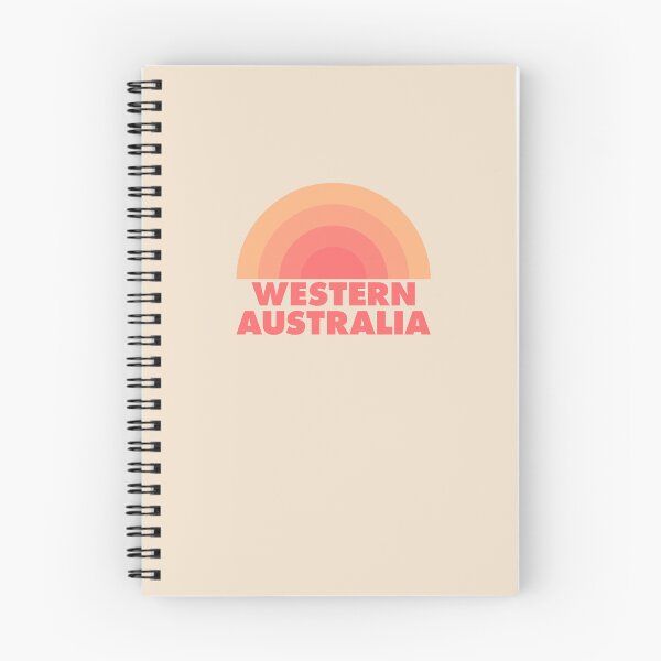 Item preview, Western Australia Rainbow Retro Orange designed and sold by modeoftravel.