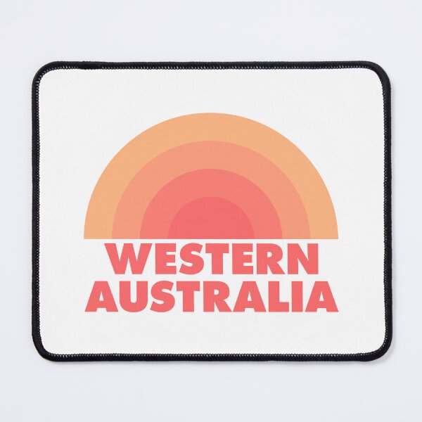 Item preview, Western Australia Rainbow Retro Orange designed and sold by modeoftravel.