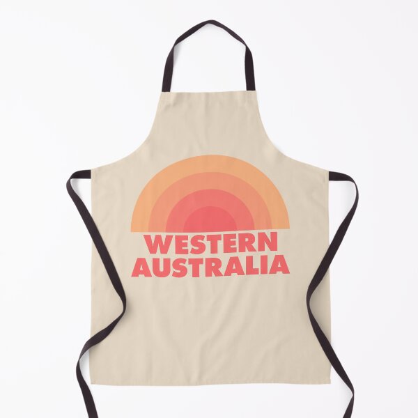 Item preview, Western Australia Rainbow Retro Orange designed and sold by modeoftravel.