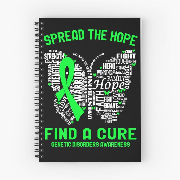 Item preview, Butterfly Ribbon Spread The Hope Find A Cure Genetic Disorders Awareness designed and sold by Tadmab.