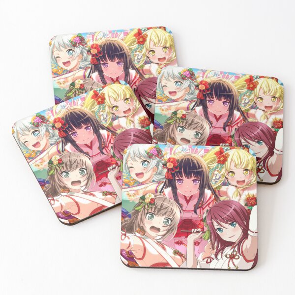 Item preview, BanG Dream Bandori Eve Kokoro Rinko Maya Tomoe Springtime Sunrise edit designed and sold by Galileo Majors.