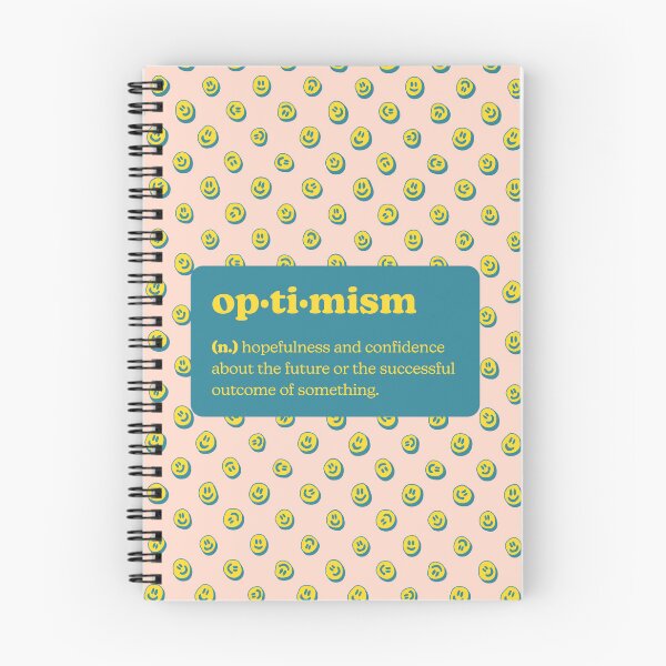 Item preview, Optimism - Definition Poster - Peach designed and sold by Christine Weenk.
