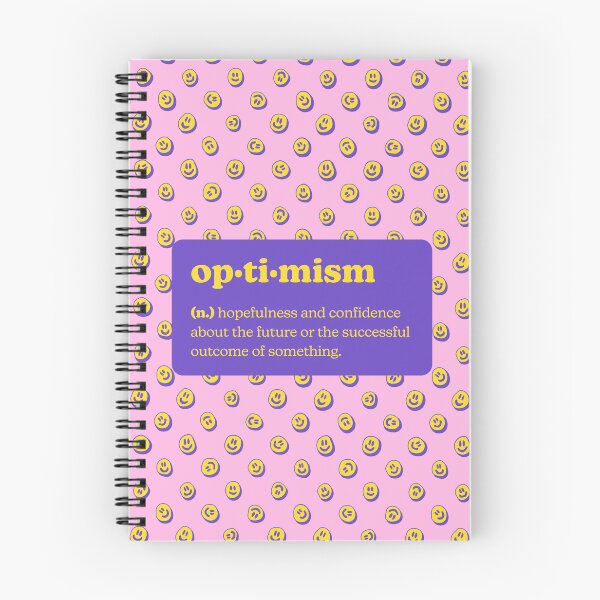 Item preview, Optimism - Definition Poster - Pink designed and sold by Christine Weenk.