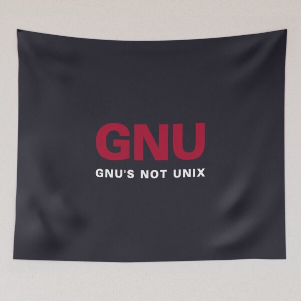 Item preview, GNU - Gnu's Not Unix designed and sold by jrobertoalas.
