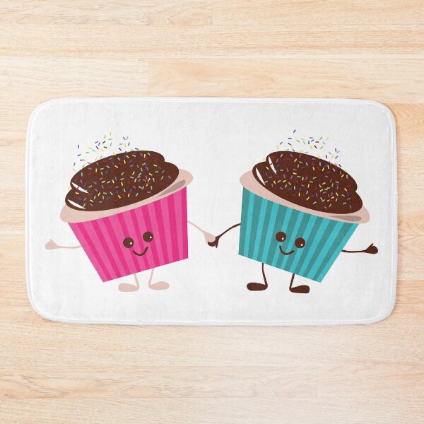Item preview, Cute Cupcakes Holding Hands designed and sold by BeccaJaneDesign.
