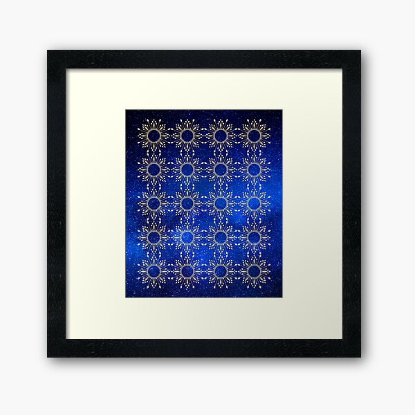 Aperçu de l'œuvre Motif bleu rétro créée et vendue par sofiazazi.