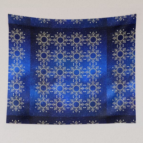 Item preview, Retro bleu pattern designed and sold by sofiazazi.
