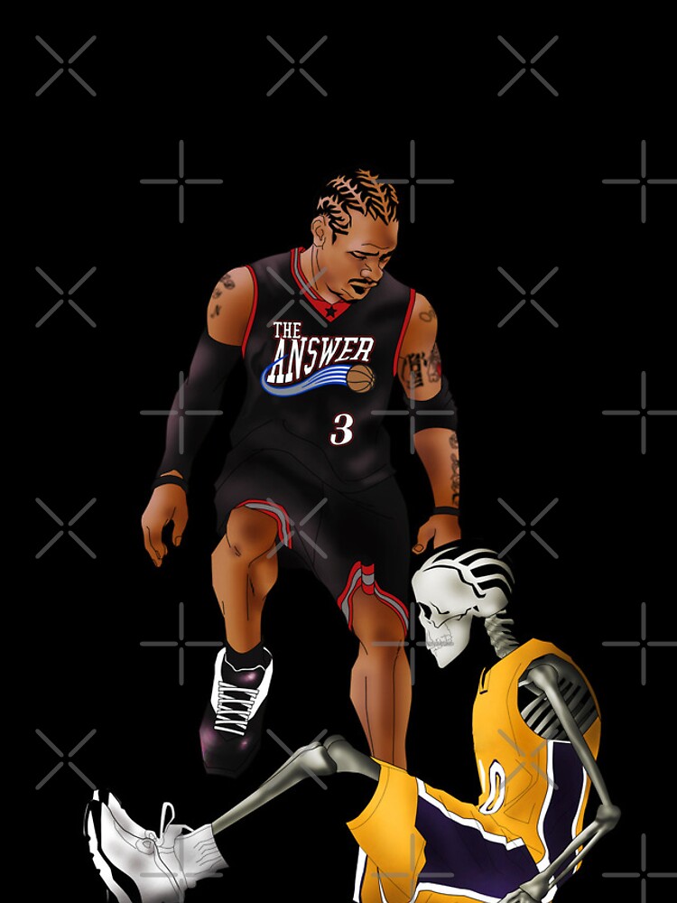 Iverson - Crossover - Ty Lue - Skeleton - Ankle Breaker - Cartoon iPhone  Case for Sale by AYA-Design