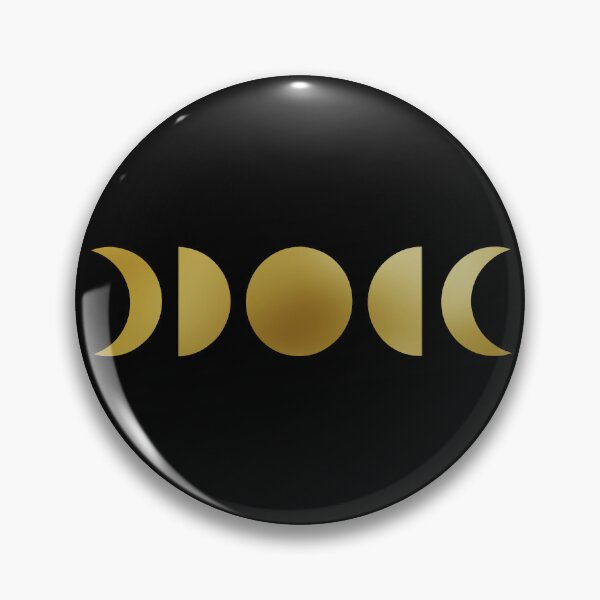 Item preview, Gold Phases of the Moon designed and sold by Julie Erin Designs.
