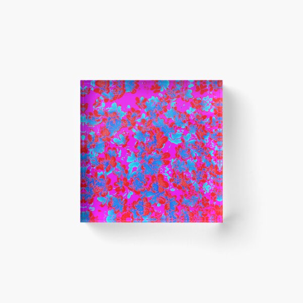 Item preview, Hot-Pink-Blue-Red Shamrock with a twist by Iritof designed and sold by iritof.