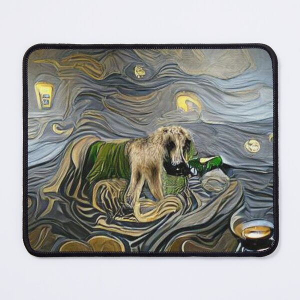 Item preview, Irish Wolfhound and Guinness Print designed and sold by Urban-Celt.