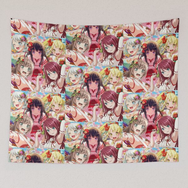 Item preview, BanG Dream Bandori Eve Kokoro Rinko Maya Tomoe Springtime Sunrise edit designed and sold by Galileo Majors.