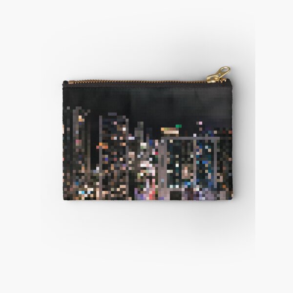 Item preview, Pixelated Night Cityscape designed and sold by fotollissimo.