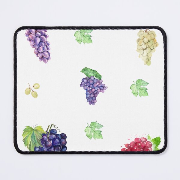 Item preview, Mixed Watercolor Grape Bunches designed and sold by silviaol.