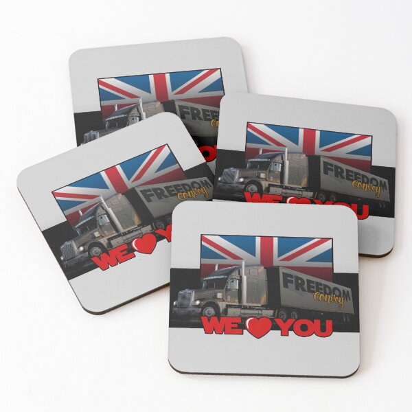 Item preview, FREEDOM CONVOY - UK - WE LOVE YOU designed and sold by André Cremers.