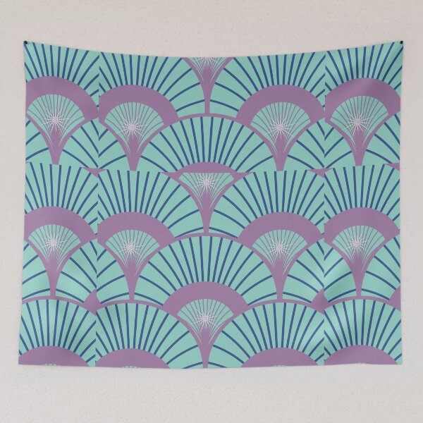 Item preview,  Retro bleu pattern designed and sold by sofiazazi.
