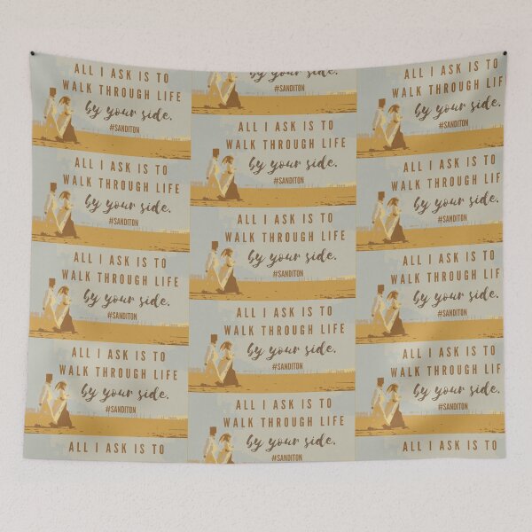 Item preview, Babbers Quote By Your Side Valentines Day  designed and sold by RTee27.