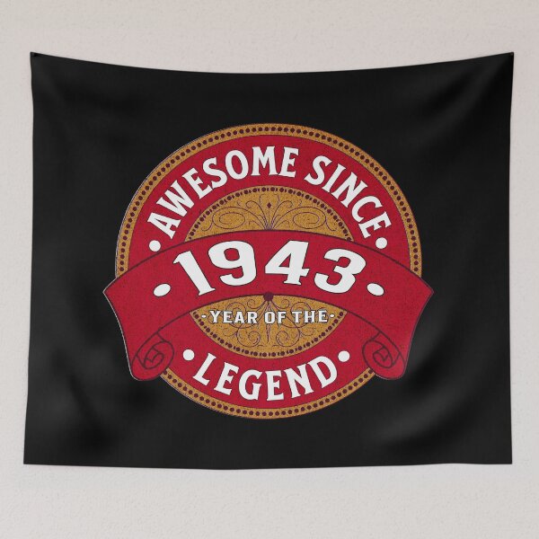 Item preview, Awesome Since 1943, birthday gift designed and sold by Ray's Photos & Art.