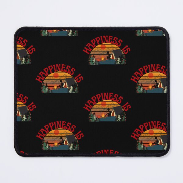 Item preview, Happiness Is, Camping is happiness, this guy camps designed and sold by Rally-Girl.