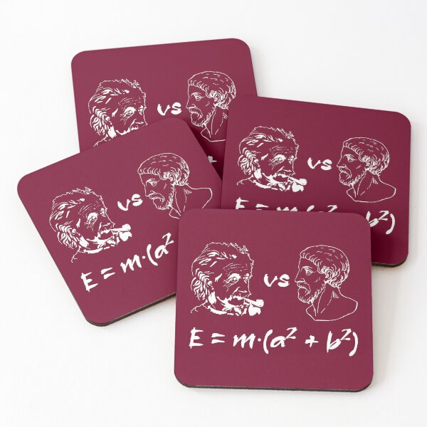 Item preview, Einstein vs Pythagoras designed and sold by AhMath.