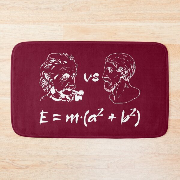 Item preview, Einstein vs Pythagoras designed and sold by AhMath.