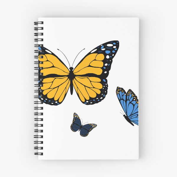 Item preview, blue & gold butterflies designed and sold by briegot.