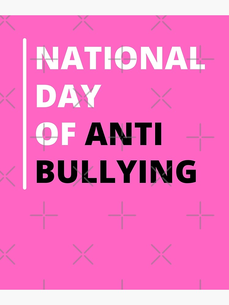 "national pink shirt day 2022 canada " Poster by yassinebd Redbubble
