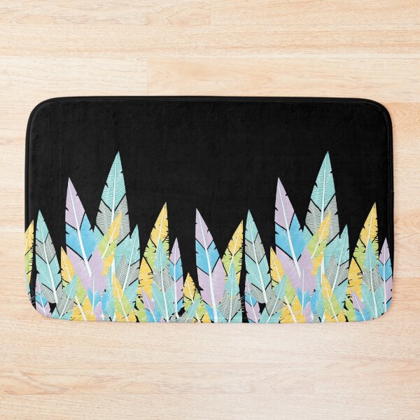 Item preview, boho rainbow feathers designed and sold by artlaila.